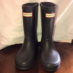 Hunter boots (black) 11C
